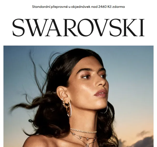 Swarovski: Zářivé zlaté šperky a hodinky – červen 2026 | Nuslet.cz