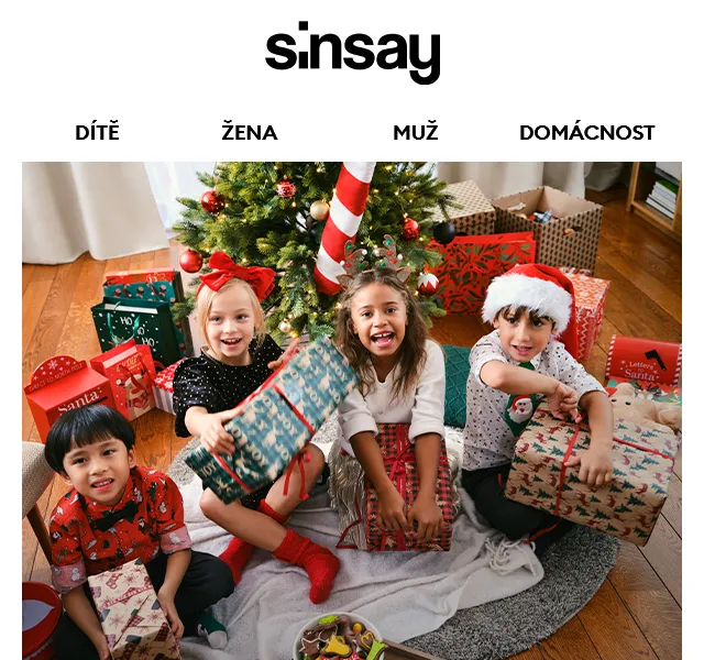 Sinsay: Vánoční kolekce pro děti – červen 2026 | Nuslet.cz