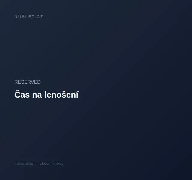 RESERVED: Počas na lenošenie – pyžamá a župany jún 2026 | Nuslet.cz
