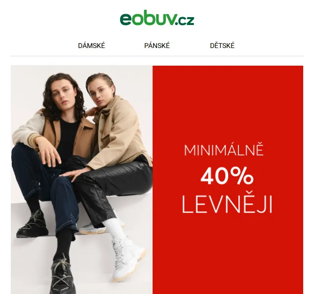 eobuv.cz: Slevy až -46 % na Converse, adidas, ECCO – červen 2026 | Nuslet.cz