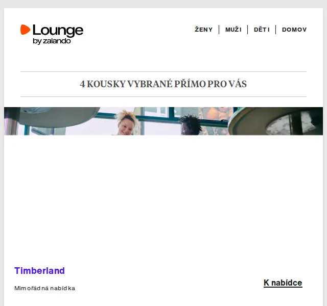 Lounge by Zalando: Timberland, ECCO, EA7 až 75 % | Duben 2026