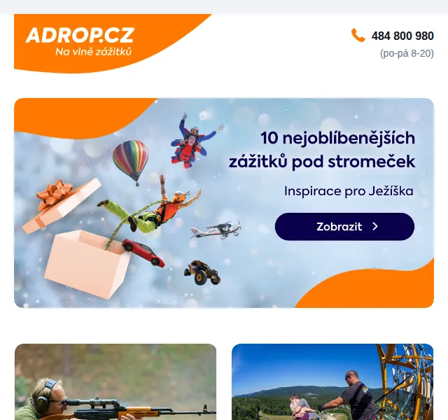 Adrop: 10 nejoblíbenějších zážitků – prosinec 2023 | Nuslet.cz