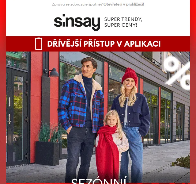 Sinsay: Sezónní výprodej až -40 % – červen 2026 | Nuslet.cz
