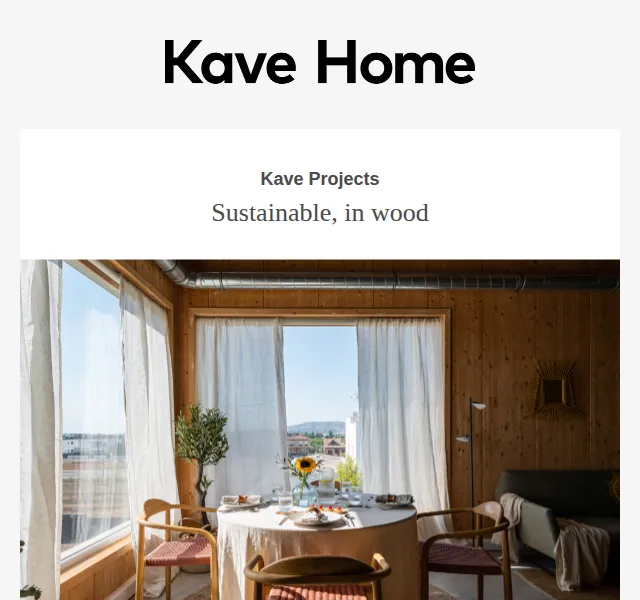Kave Home Sale: Nábytek z udržitelného dřeva – červen 2026 | Nuslet.cz