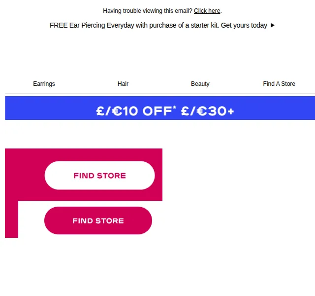 Claire's: Náhrdelníky za 1 €/£ a výprodej až 75 % – červenec 2026 | Nuslet.cz