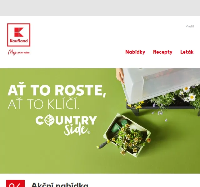 Kaufland: Countryside zahradní potřeby – červen 2026 | Nuslet.cz