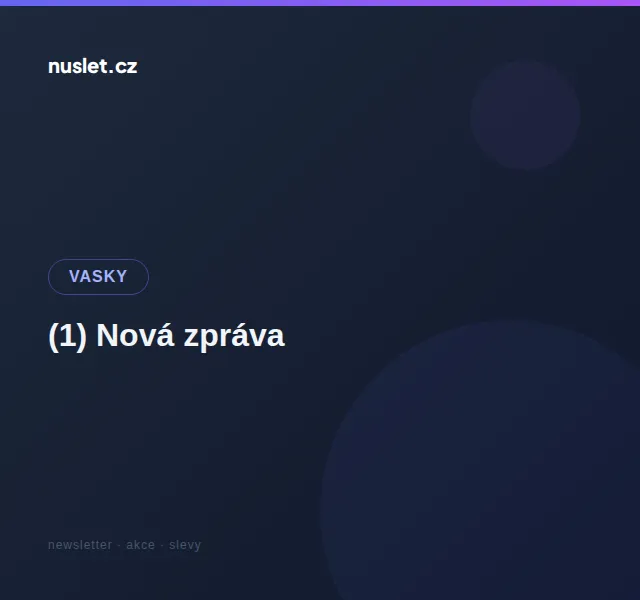 Vasky: 20 % sleva na boty – květen 2026 | Nuslet.cz