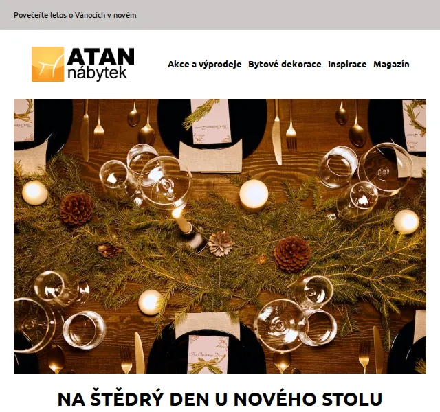 ATAN nábytek: jídelní sety od 5 390 Kč – červen 2026 | Nuslet.cz
