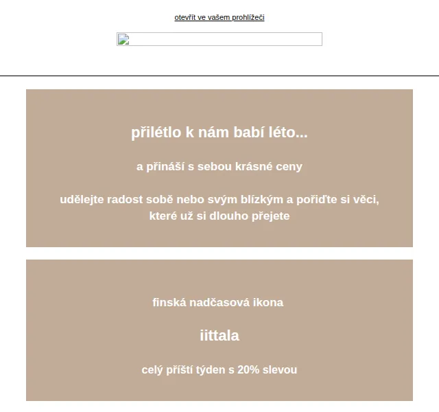 arki: Iittala, Stelton a Rig-Tig se slevou 20 % – červen 2026 | Nuslet.cz