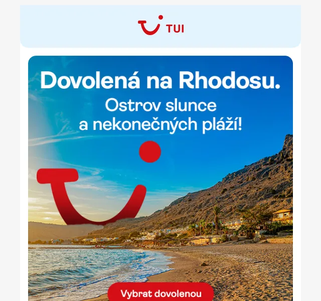 TUI Česká republika: Rhodos od 13 868 Kč – květen 2026