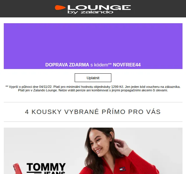 Lounge by Zalando: Tommy Hilfiger & Tommy Jeans sleva až 80 % – červen 2026 | Nuslet.cz