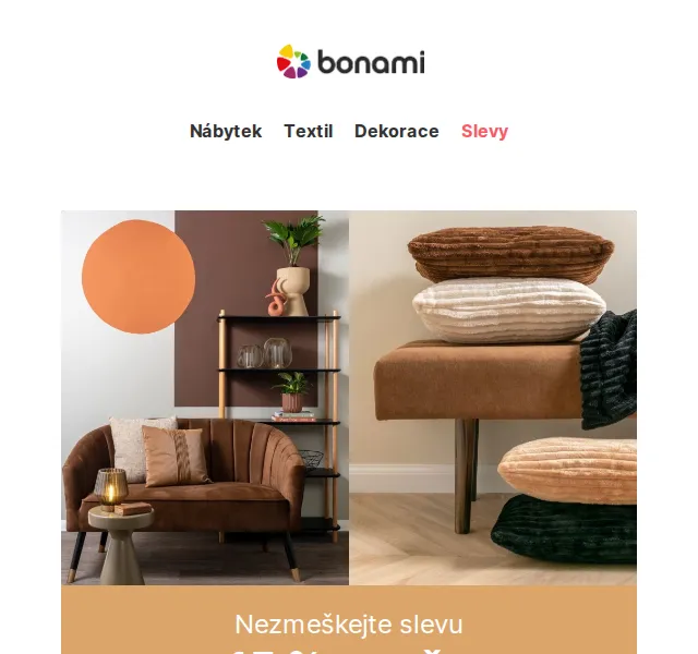 Bonami: Sleva 15 % na vše – červen 2026 | Nuslet.cz