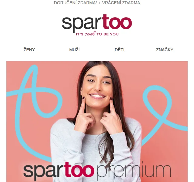 Spartoo.cz: Spartoo Premium – 10 % sleva celoročně – duben 2026