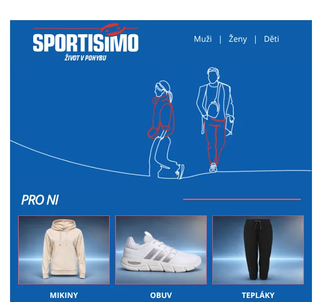 Sportisimo.cz: Podzimní mikiny, boty a tepláky – září 2026
