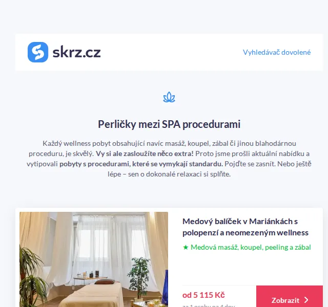 Vánoce na Skrz: unikátní wellness procedury – červen 2026 | Nuslet.cz