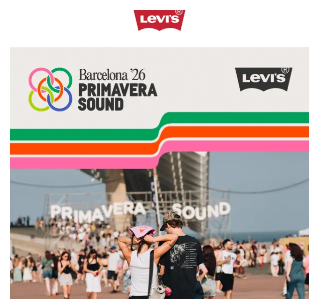 Levi's®: Vyhraj výlet na Primavera Sound 2026 – červen 2026 | Nuslet.cz