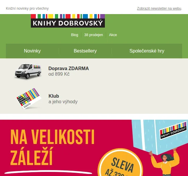 KnihyDobrovsky.cz: Na velikosti záleží – sleva až 50% – únor 2022 | Nuslet.cz