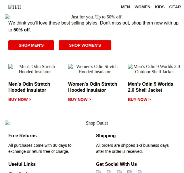 Helly Hansen: až 50% sleva na bestsellery – červen 2026 | Nuslet.cz