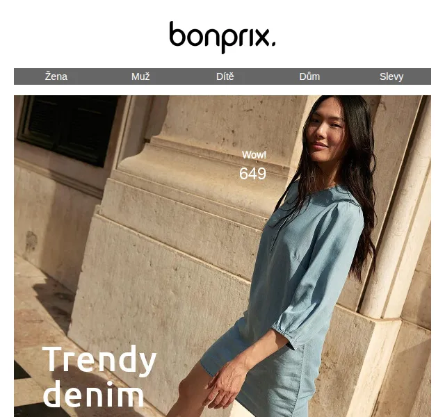bonprix: Trendy denim kolekce – červen 2026 | Nuslet.cz
