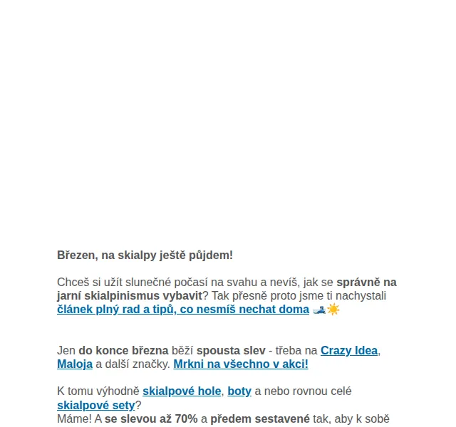 Namcheshop: Skialpy se slevou až 70 % – červen 2026 | Nuslet.cz
