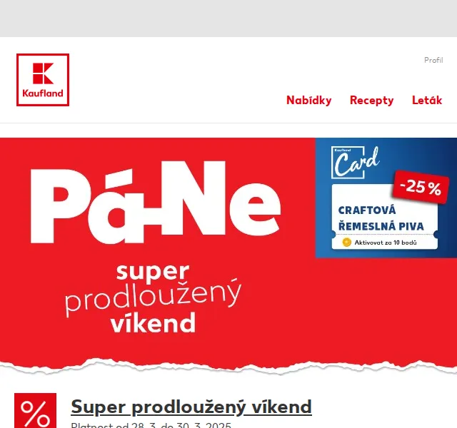 Kaufland: Hrozny bílé a selský jogurt v akci – březen 2026 | Nuslet.cz