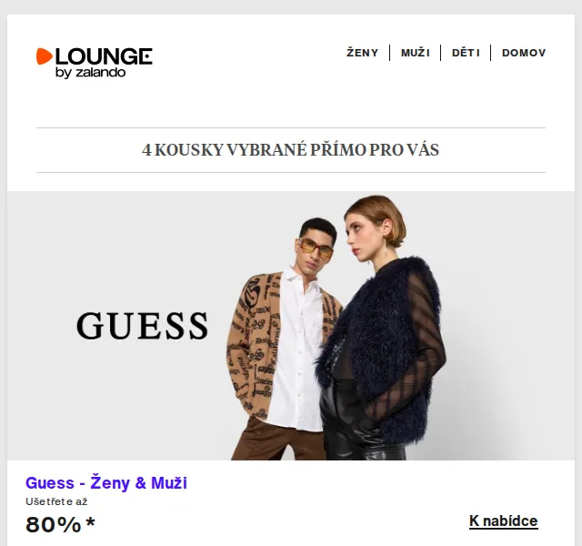 Lounge by Zalando: Guess, G-Star, Love Moschino – červen 2026 | Nuslet.cz