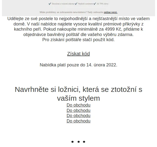 Beliani.cz: Polštář zdarma k nákupu nad 4999 Kč – červen 2026 | Nuslet.cz