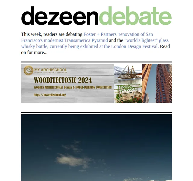 Dezeen Daily: Architektonické debaty a design – červenec 2026 | Nuslet.cz