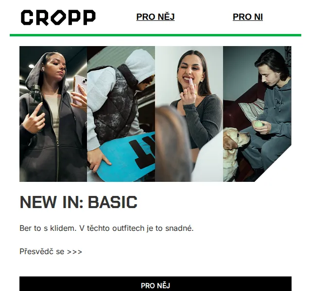Cropp: Nová kolekce BASIC – červen 2026 | Nuslet.cz