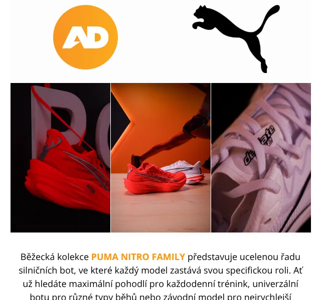 AD Sport: PUMA NITRO běžecké boty – červenec 2026