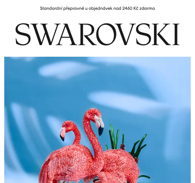 Swarovski Crystal Myriad Plameňáci – limitovaná edice – červenec 2026 | Nuslet.cz
