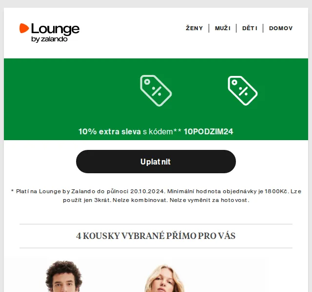 Lounge by Zalando: sleva až 80 % na Desigual, Stradivarius & Oakley – červen 2026 | Nuslet.cz