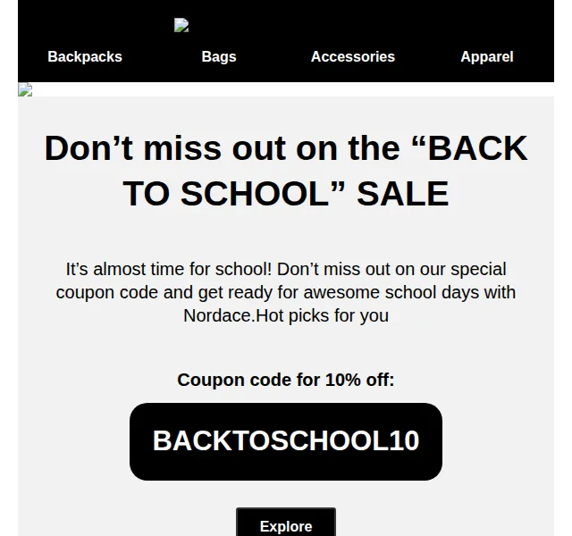 Nordace: sleva 10 % na Back to School – červen 2026 | Nuslet.cz