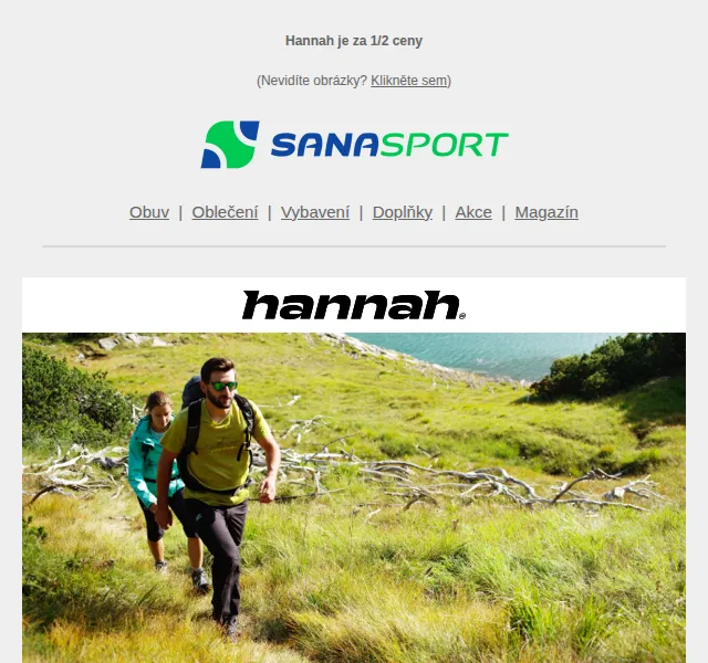 Sanasport: Hannah oblečení za půlku – červenec 2026 | Nuslet.cz