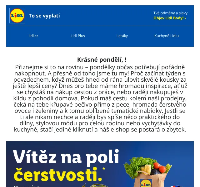 Lidl Plus: Sleva 20 % na módu + letní výbava – červenec 2026