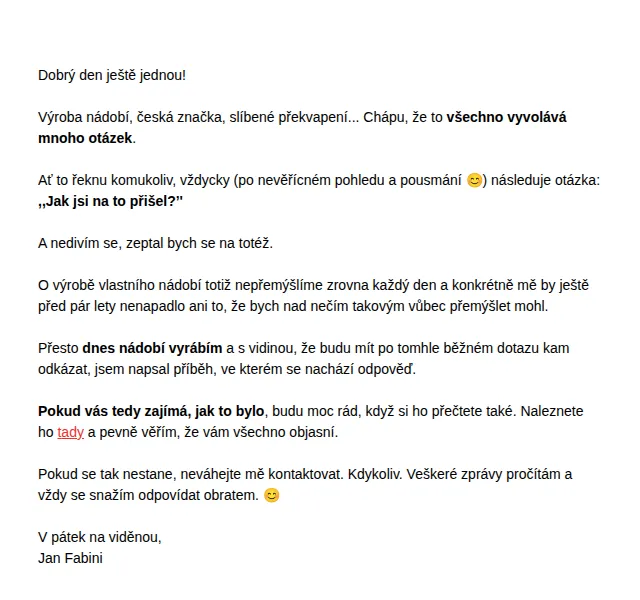 Jan Fabini: Výroba nádobí – červen 2026 | Nuslet.cz