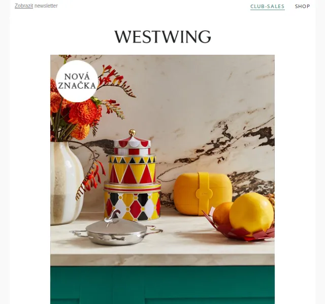 Westwing: Alessi a sleva až -70% – červenec 2026 | Nuslet.cz