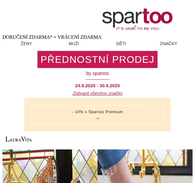 Spartoo: Až -50 % na Puma, Laura Vita, Dorking a Bugatti – červenec 2026 | Nuslet.cz
