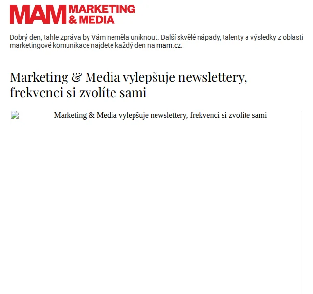 Marketing & Media: Nový systém newsletterů – červen 2026 | Nuslet.cz