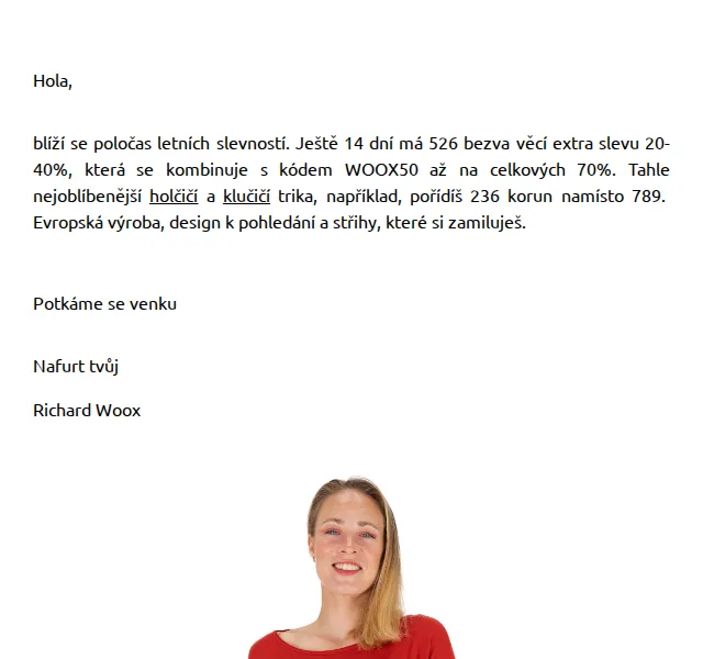 Richard Woox: Trička se slevou až 70 % – červenec 2026 | Nuslet.cz