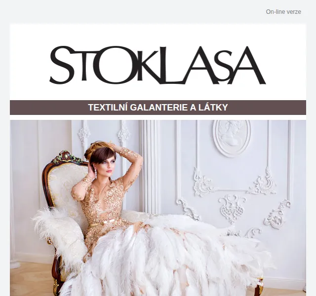Stoklasa: Materiály na plesové šaty – červenec 2026 | Nuslet.cz