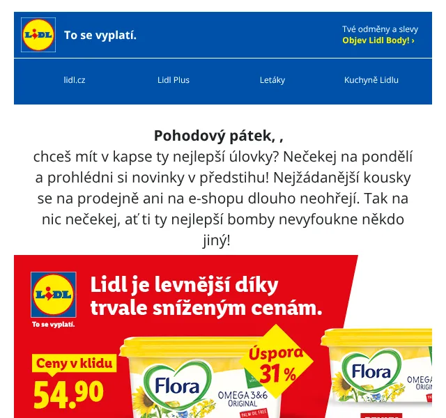 Lidl: Sleva až 59 % – květen 2026 | Nuslet.cz