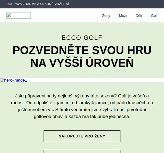 ECCO: Golfová kolekce Biom G5 – červen 2026 | Nuslet.cz
