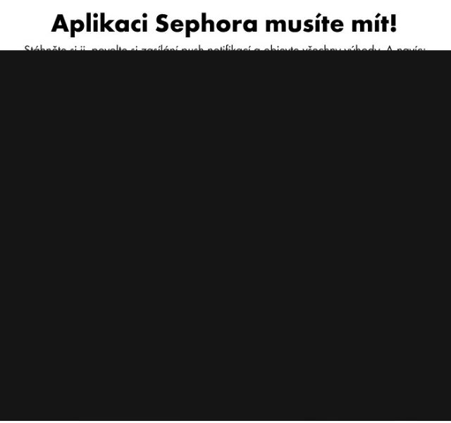 Sephora: Až -20 % v aplikaci Summer Days – srpen 2026 | Nuslet.cz