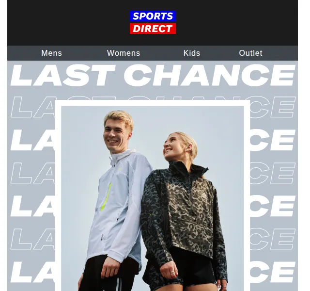 Sportsdirect.com: Last Chance slevy až 30 % – červen 2026 | Nuslet.cz