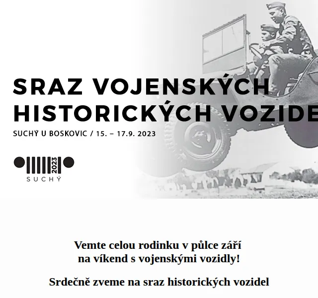 Profidíly: Sraz vojenských vozidel – září 2026 | Nuslet.cz