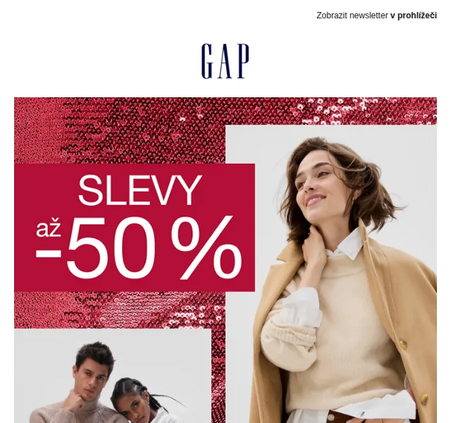 GAPstore: Slevy až 50 % na Winter Sale – červen 2026 | Nuslet.cz