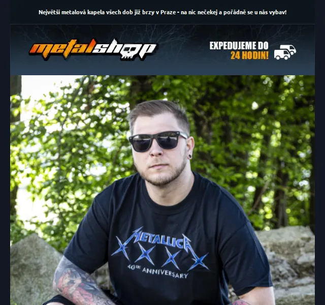 METALSHOP: Metalová výbava na koncert Metallicy – červen 2022 | Nuslet.cz