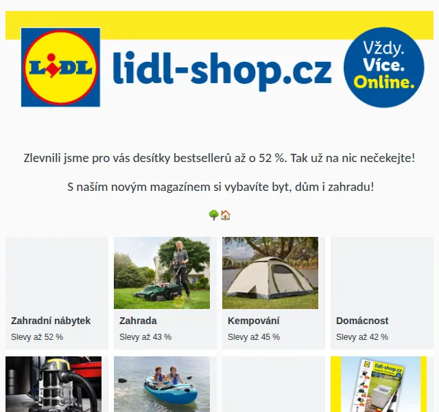 Lidl: Červencový magazín se slevami až 62 % – červenec 2024 | Nuslet.cz
