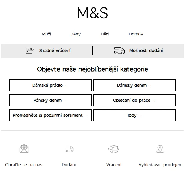 Marks and Spencer: Mega Days – 20% sleva na vše – červen 2026 | Nuslet.cz